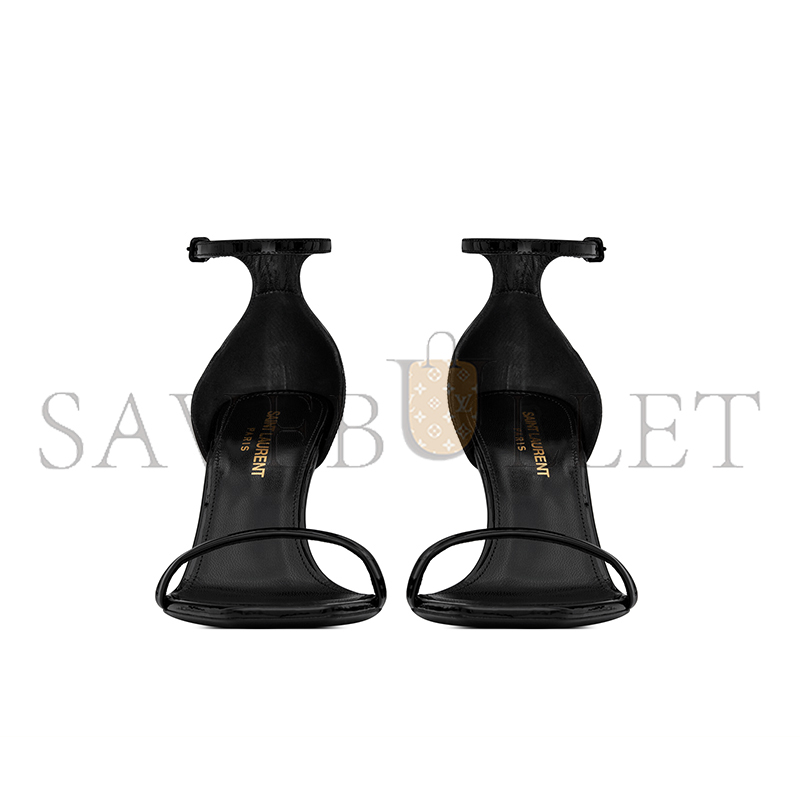 YSL OPYUM SANDALS IN PATENT LEATHER 5576791TVVV1000